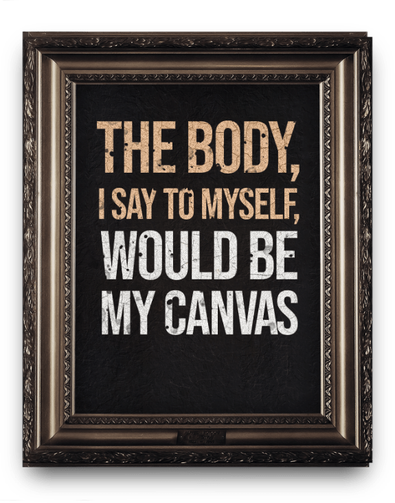 the body i say to mysel would be my canvas jean francois-min